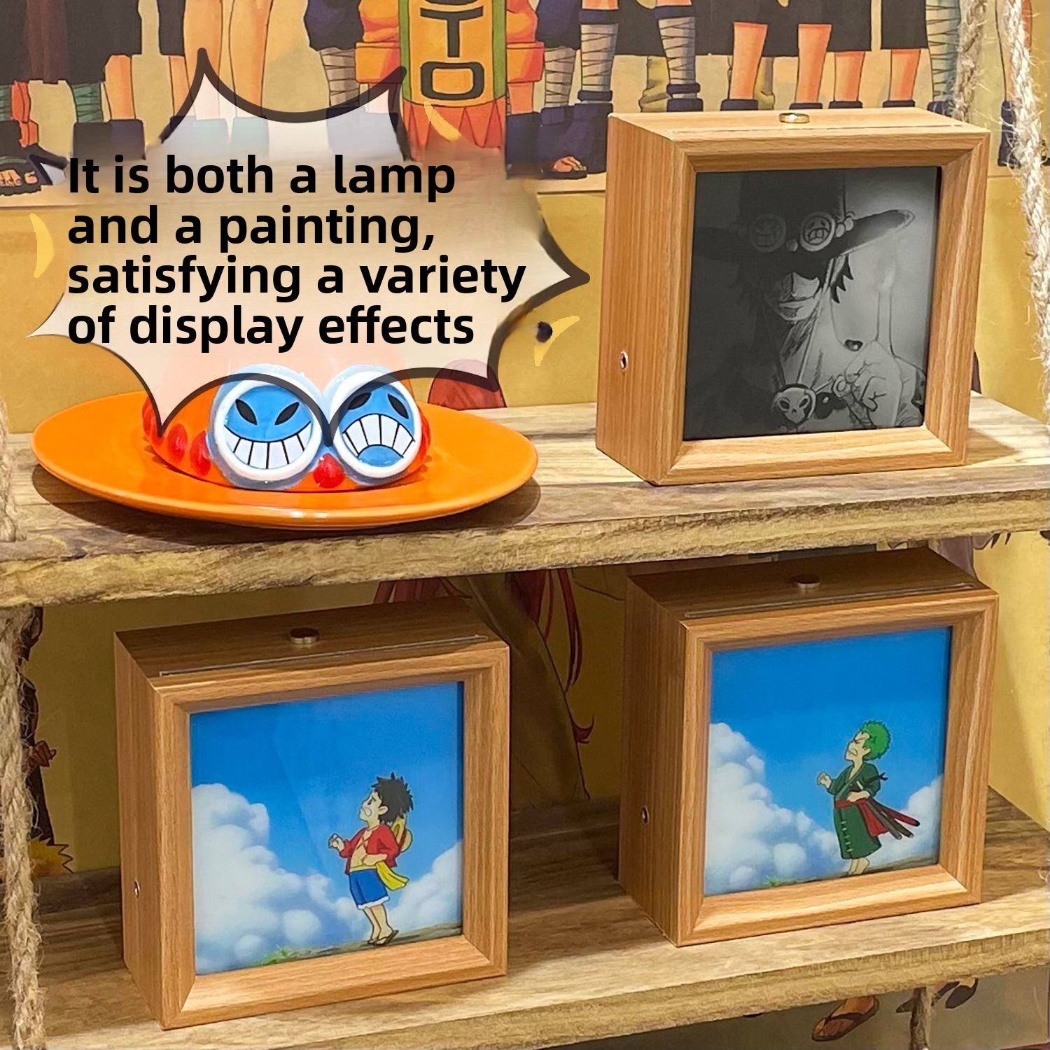 One Piece cartoon poster light - đánh giá và giá Anime Merchandise Posters
