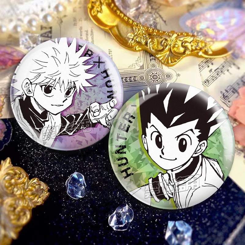 5Pcs HUNTER×HUNTER Cartoon Cha - đánh giá và giá Pin Button Badge
