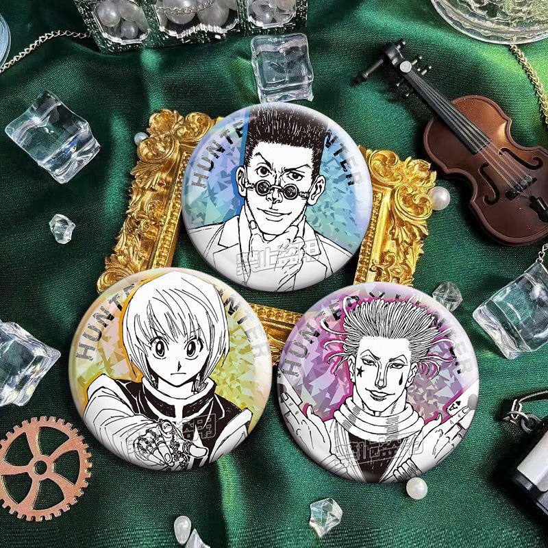 5Pcs HUNTER×HUNTER Cartoon Cha - đánh giá và giá Pin Button Badge
