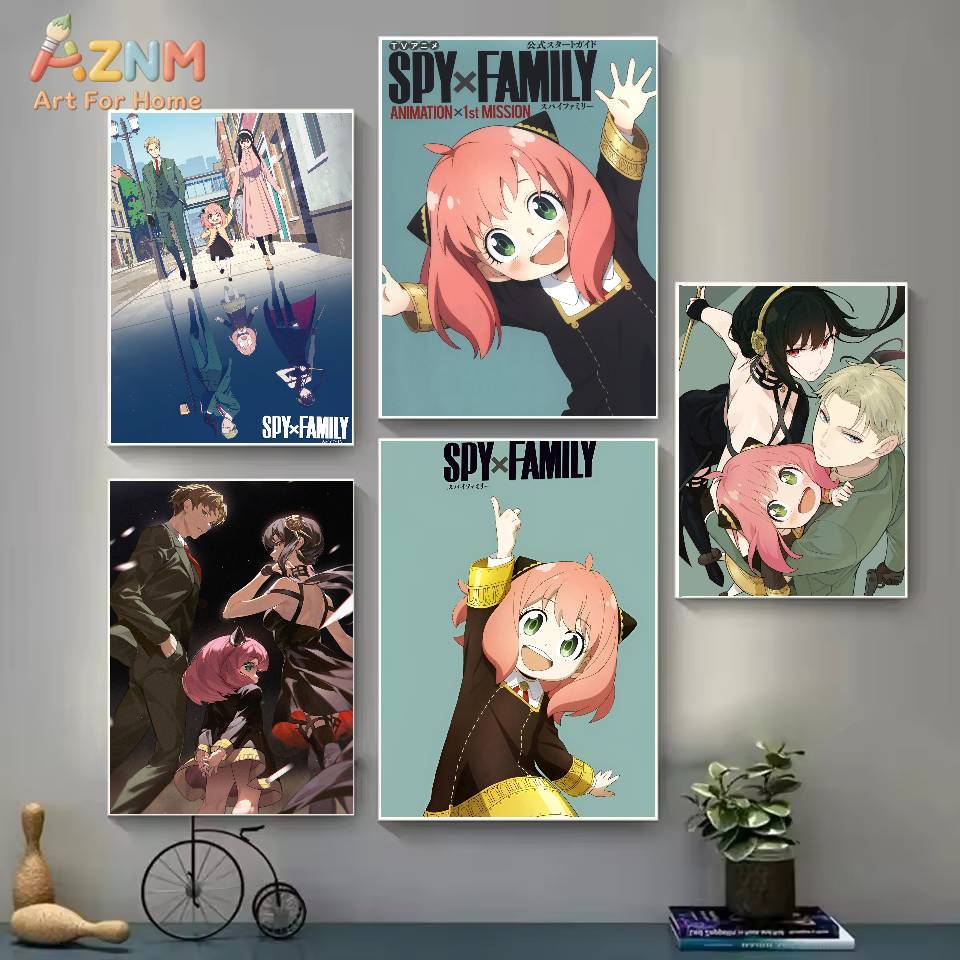 AZNM Spy x Family Anime Canvas - đánh giá và giá Anime Merchandise Posters