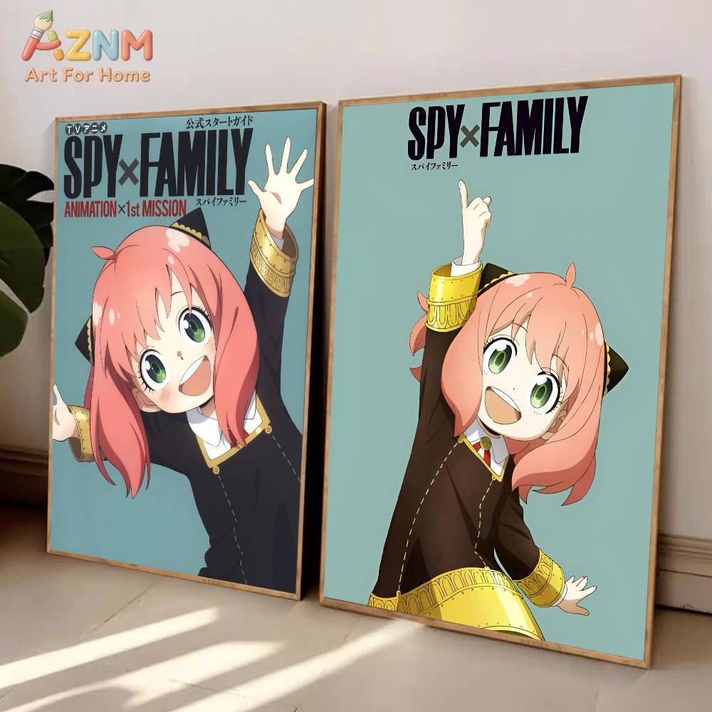 AZNM Spy x Family Anime Canvas - đánh giá và giá Anime Merchandise Posters