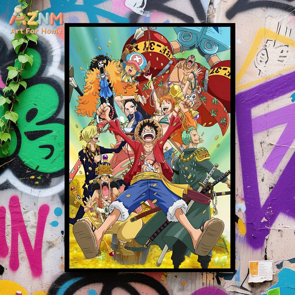 AZNM One Piece Unframed Canvas - đánh giá và giá Anime Merchandise Posters