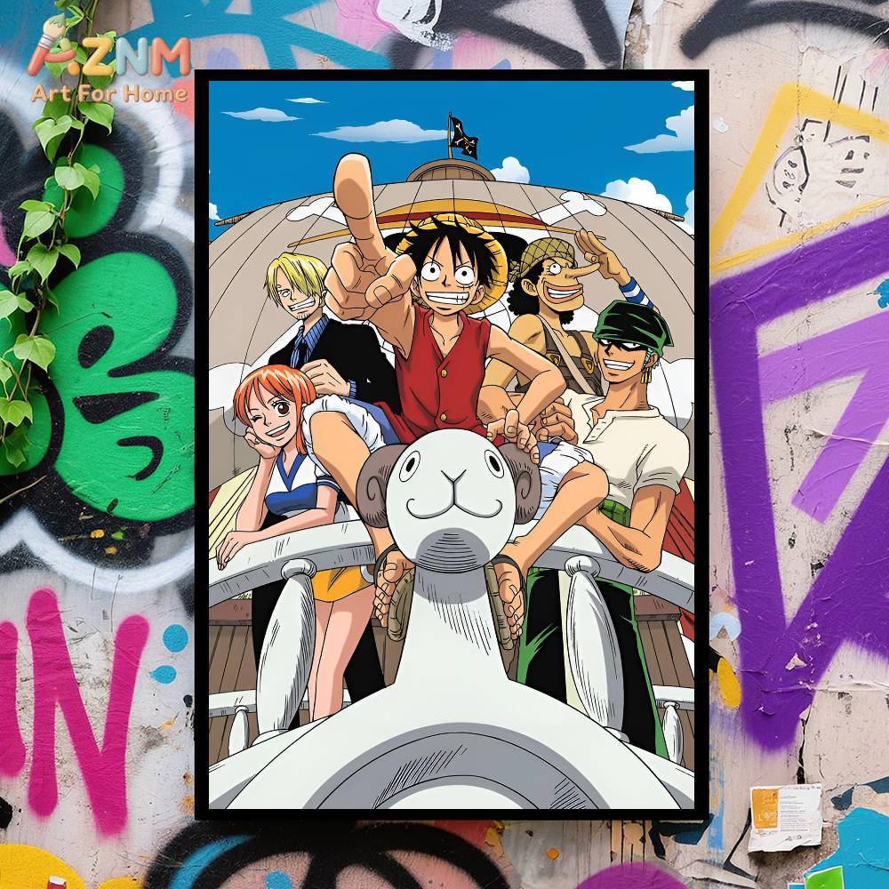 AZNM One Piece Unframed Canvas - đánh giá và giá Anime Merchandise Posters