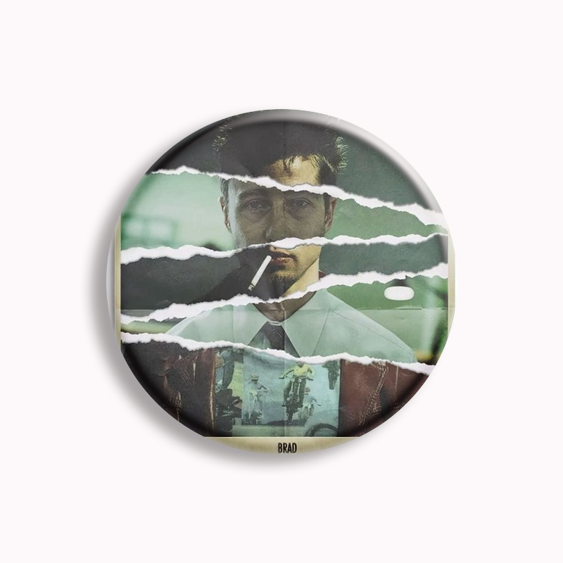 Retro Classic Movie Fight Club - đánh giá và giá Pin Button Badge