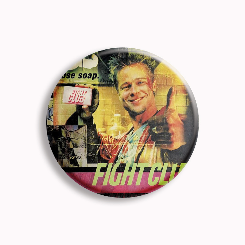 Retro Classic Movie Fight Club - đánh giá và giá Pin Button Badge