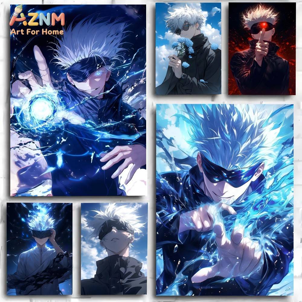 AZNM Jujutsu Kaisen Gojo Sator - đánh giá và giá Anime Merchandise Posters