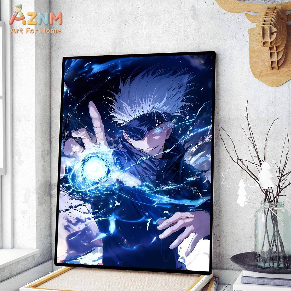 AZNM Jujutsu Kaisen Gojo Sator - đánh giá và giá Anime Merchandise Posters
